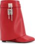 Givenchy Leren enkellaarzen met sleehak - Thumbnail 1