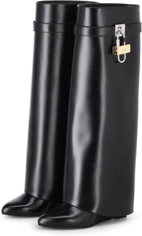 Givenchy Leren laarzen met Shark Lock-detail