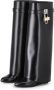 Givenchy Zwarte enkellaarsjes met hoge sleehak - Thumbnail 1