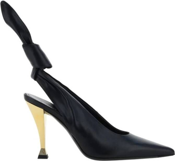 Givenchy Zwarte Slingback Pumps Elegante Strikdetail