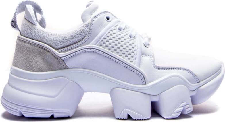 Givenchy Leren Sneakers met Mesh Bovenwerk en Suède Detail White Heren