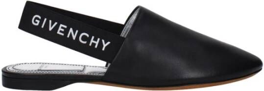 Givenchy Logo Leren Sandaal Casual Ronde Neus