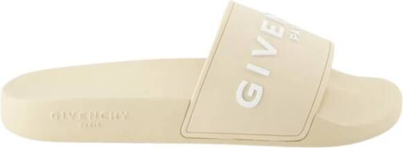 Givenchy Slippers met logo Beige Dames