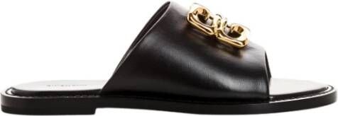 Givenchy Minimalistische 4G Logo Leren Sandalen