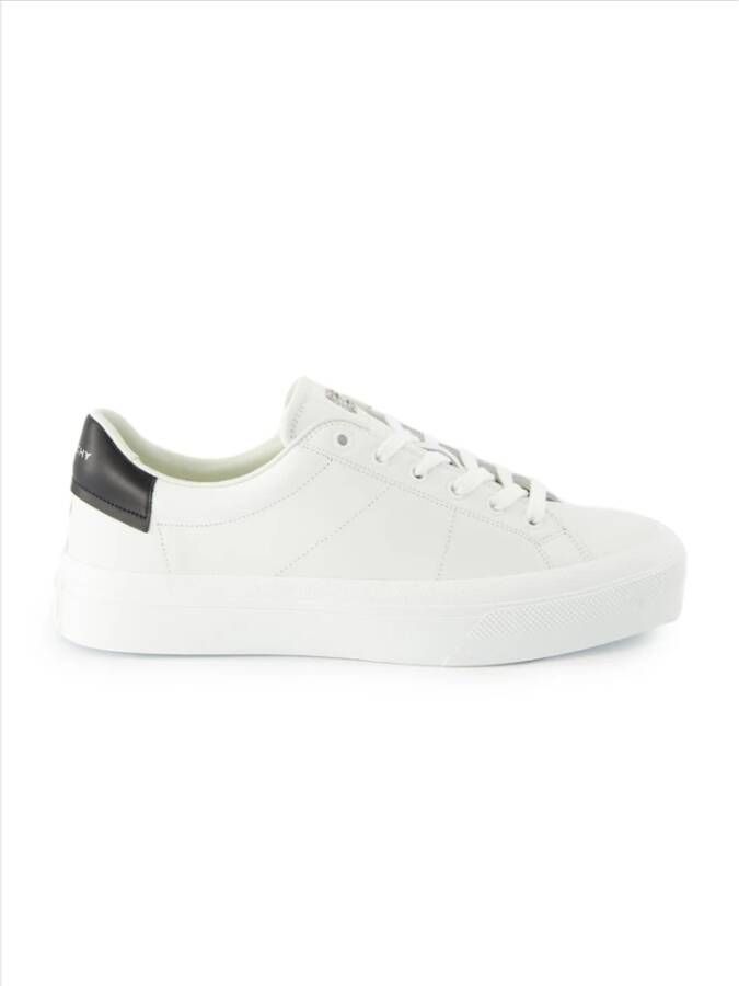 Givenchy Witte Leren Sneakers voor Heren White Heren