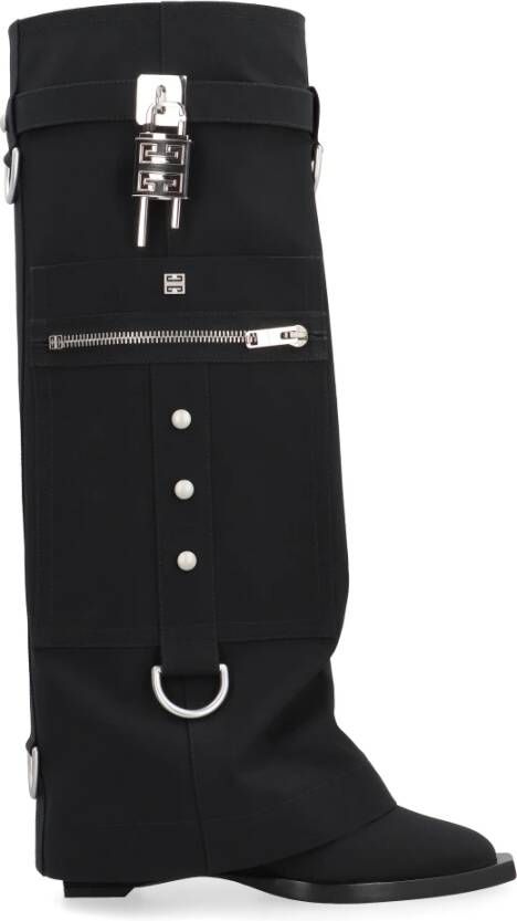Givenchy Padlock Knielaarzen met Ritszak
