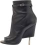 Givenchy Pre-owned Leather boots Black Dames - Thumbnail 1