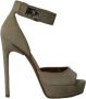 Givenchy Pre-owned Leather heels Green Dames - Thumbnail 1