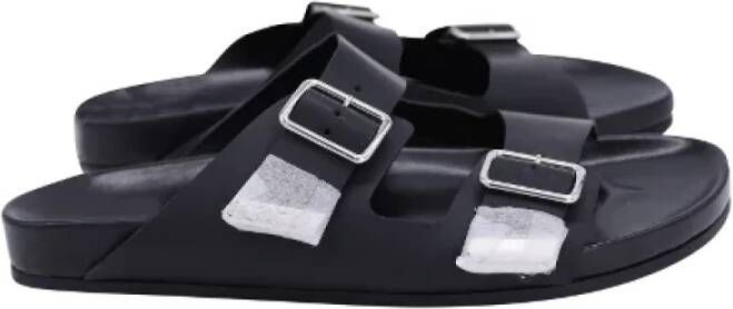 Givenchy Pre-owned Leather sandals Black Dames