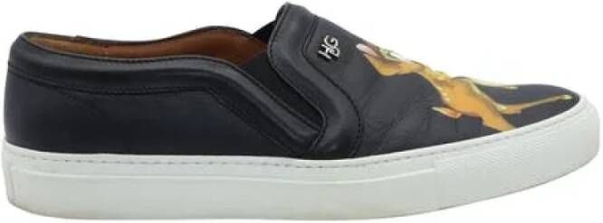 Givenchy Pre-owned Leather sneakers Black Dames