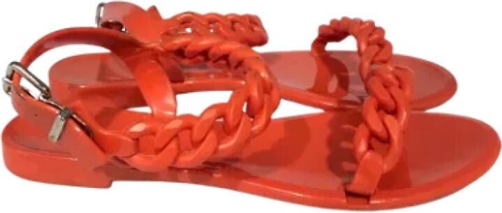 Givenchy Pre-owned Rubber sandals Red Dames
