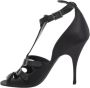 Givenchy Pre-owned Satin sandals Black Dames - Thumbnail 1
