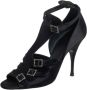Givenchy Pre-owned Satin sandals Black Dames - Thumbnail 1