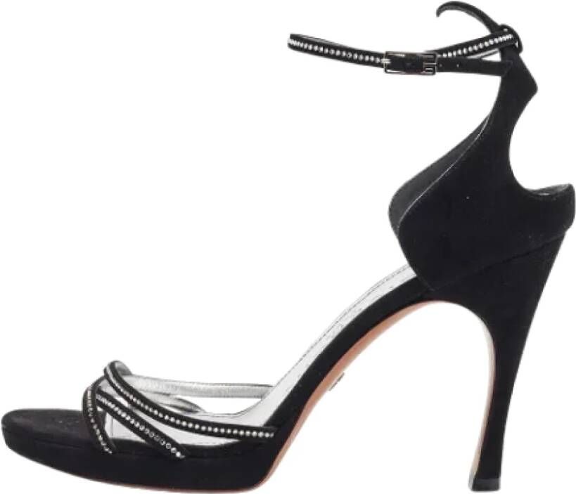 Givenchy Pre-owned Suede sandals Black Dames