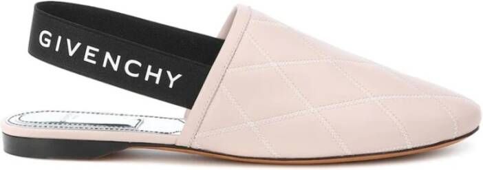 Givenchy Roze Leren Instappers Pink Dames
