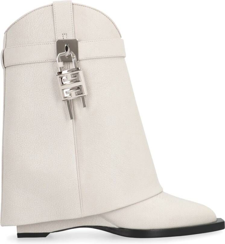 Givenchy Shark Lock Cow Enkellaarsjes