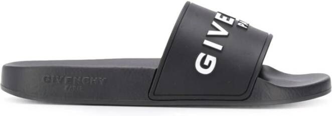 Givenchy Claquettes à logo Taille: 38 Couleur Presta: Noir Bestseller: 25 Zwart