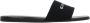 Givenchy Zwarte Canvas Slide Sandalen met Logo Black Dames - Thumbnail 21