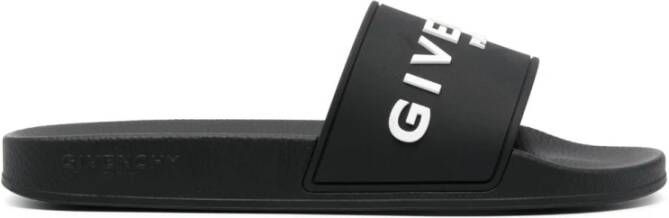 Givenchy Claquettes à logo Taille: 38 Couleur Presta: Noir Bestseller: 25 Zwart
