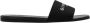 Givenchy Zwarte Canvas Slide Sandalen met Logo Black Dames - Thumbnail 10