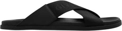 Givenchy Slippers met logo Zwart Heren