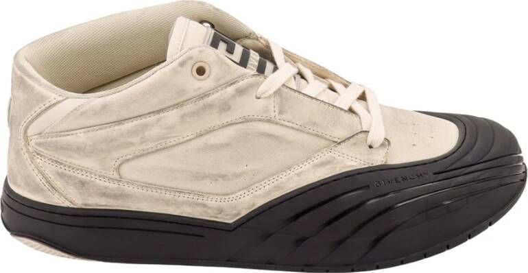 Givenchy Witte Sneakers Distressed 4G Logo White Heren