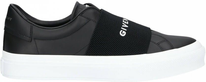 Givenchy Zwarte Slip-On Sneakers met Brede Elastische Band Black Heren