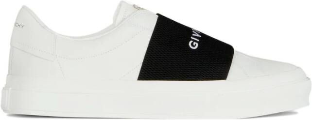 Givenchy Witte Sneakers Elastische Band Casual Stijl White Heren