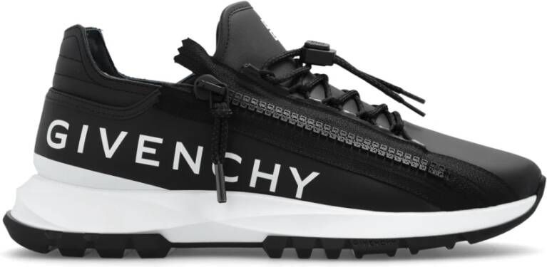 Givenchy Zwarte Sneakers met 4G Rits en Technische Veters Black Heren