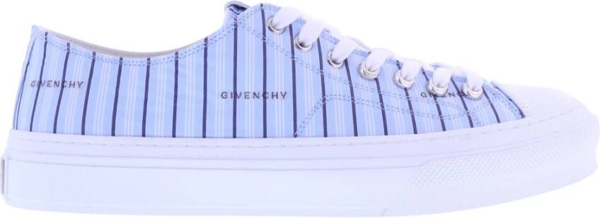 Givenchy Stads Lage Sneaker Blauw Heren