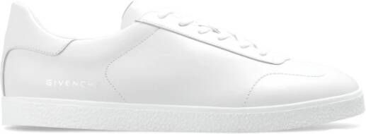 Givenchy Leren Sneakers met Vetersluiting White Heren