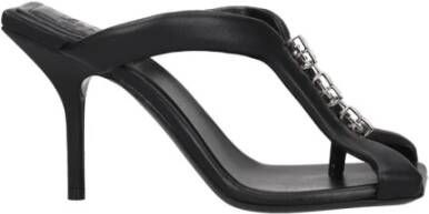 Givenchy Stijlvolle Leren Sandalen met Logodesign
