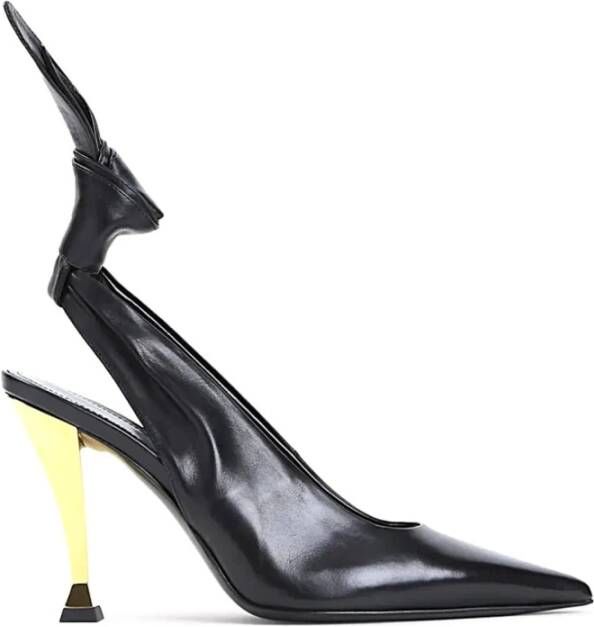 Givenchy Zwarte Slingback Pumps Elegante Strikdetail
