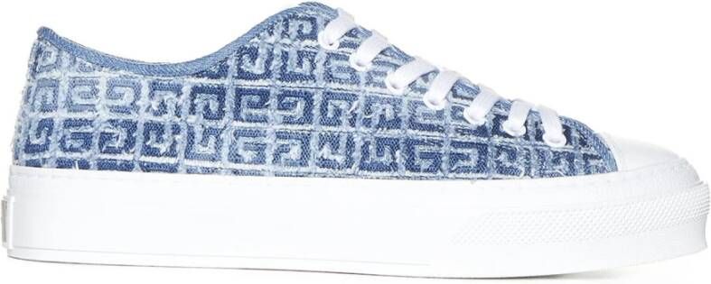 Givenchy Stijlvolle Wit Blauw Sneakers Multicolor Dames