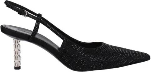 Givenchy Strass Gesp Stoffen Sandaal