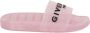 Givenchy Transparante rubberen slides met iconisch logo Roze Dames - Thumbnail 1