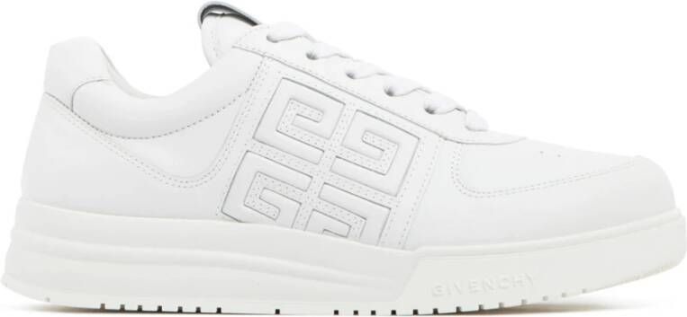 Givenchy Witte Vetersneakers met Geperforeerd Detail White Dames