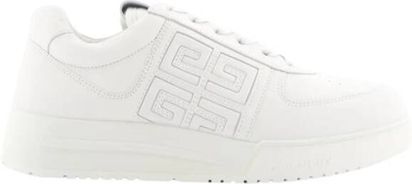 Givenchy Witte Vetersneakers met Geperforeerd Detail White Dames