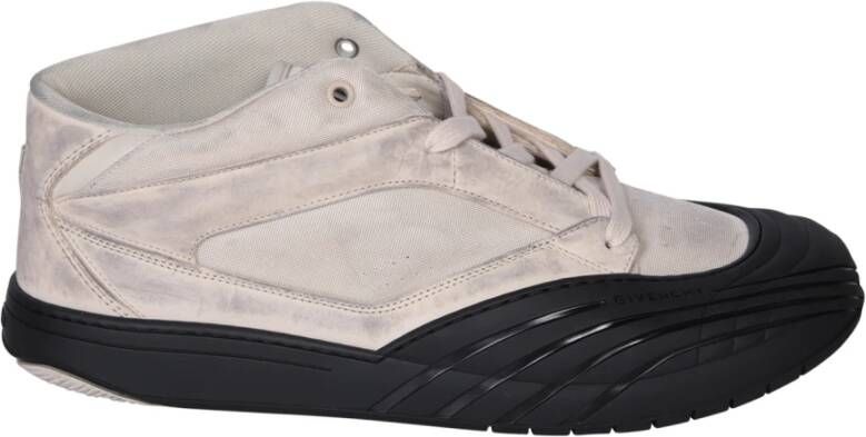 Givenchy Witte Sneakers Distressed 4G Logo White Heren