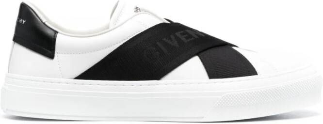 Givenchy Witte Leren Sneakers voor Heren White Heren