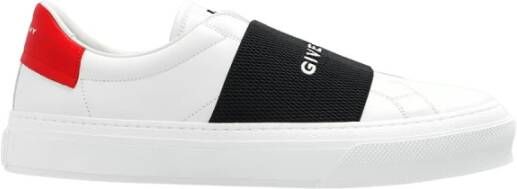 Givenchy Witte Slip-On Sneakers met 4G Applique Wit Heren