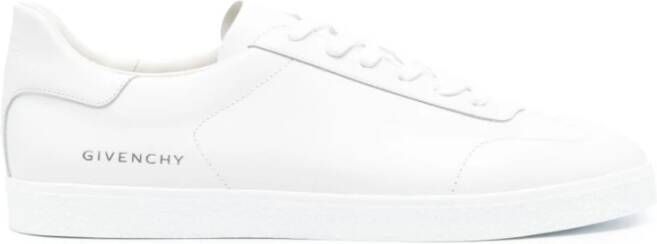 Givenchy Leren Sneakers met Vetersluiting White Heren