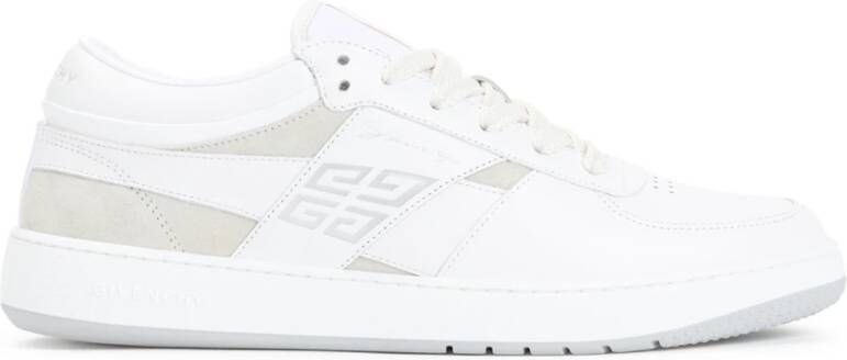 Givenchy Suède Sneakers met Geborduurd Logo White Heren