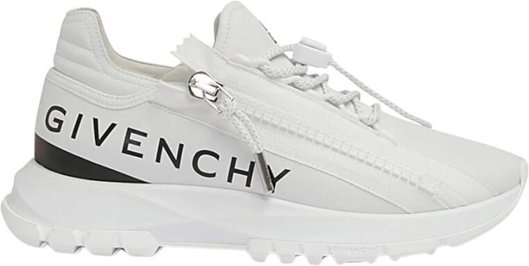Givenchy Sneakers Spectre Runner Sneaker In Leather With Zip in wit Schoenen