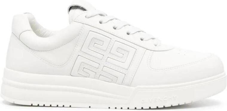 Givenchy Witte Vetersneakers met Geperforeerd Detail White Dames