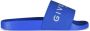 Givenchy Zomerse Stijl Upgrade: Blauwe Logo Slides Blauw Heren - Thumbnail 1