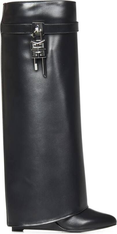 Givenchy Zwarte enkellaarsjes met 90mm hak