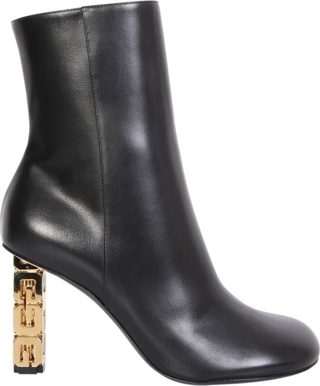 Givenchy Zwarte Enkellaarsjes met G Cube
