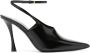 Givenchy Zwarte geborsteld leren slingback met stilettohak Black Dames - Thumbnail 1