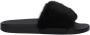 Givenchy Zwarte katoenen slipper met zijlogo - Thumbnail 1
